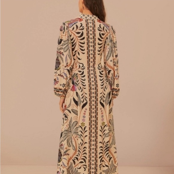 FARM Rio Multicolor Embroidered Maxi Dress - Picture 3 of 3